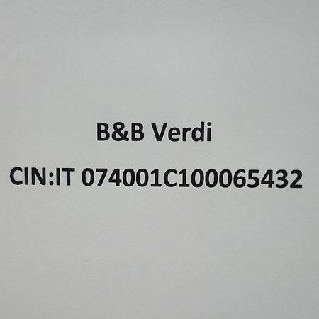 B&B Verdi Brindisi Extérieur photo